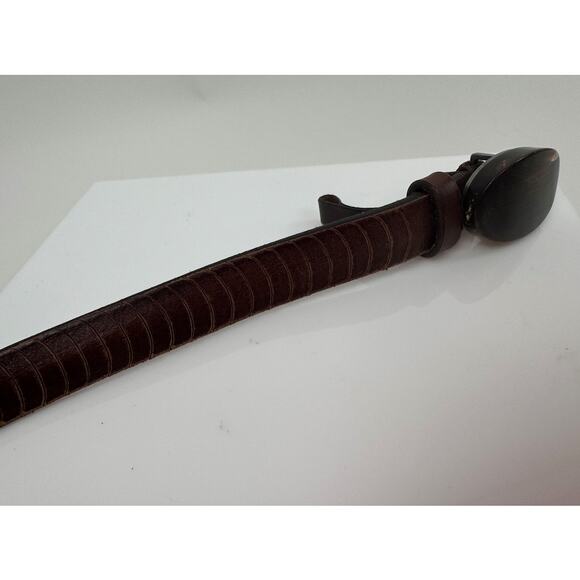 Brunello Cucinelli Brown Leather Genuine Horn Buckle 1\